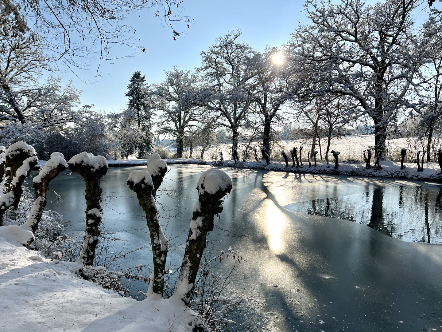 Winterlandschaft Karlsbrunnen