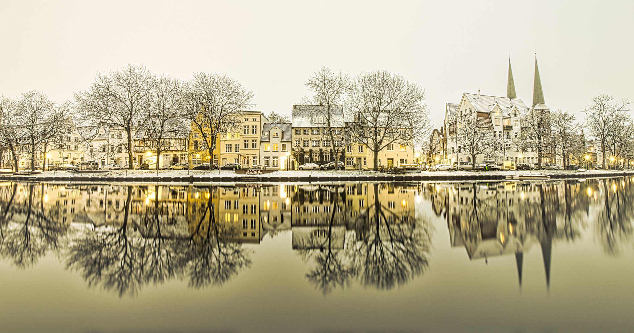 Winterlandschaft Lübeck