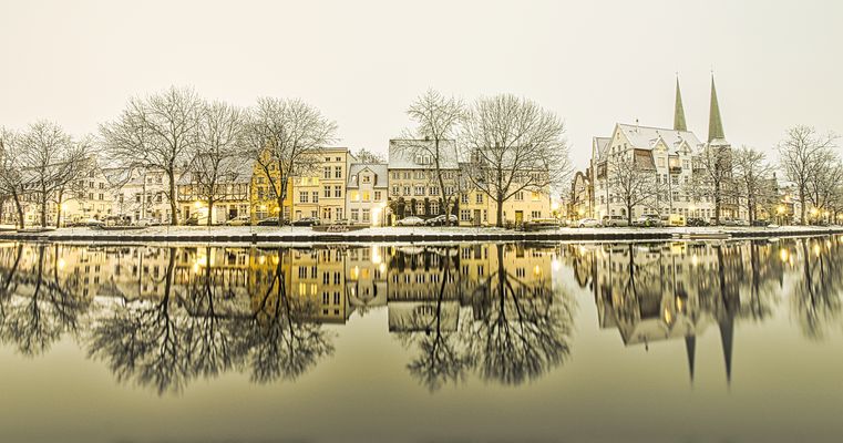 Winterlandschaft Lübeck