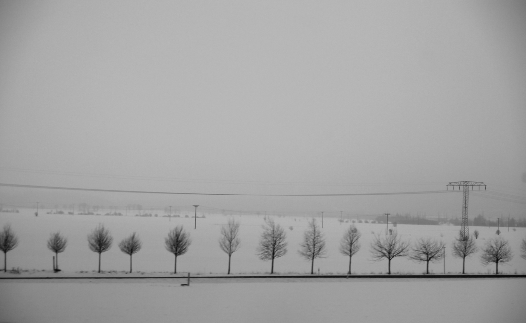 Winterlandschaft nähe Erfurt