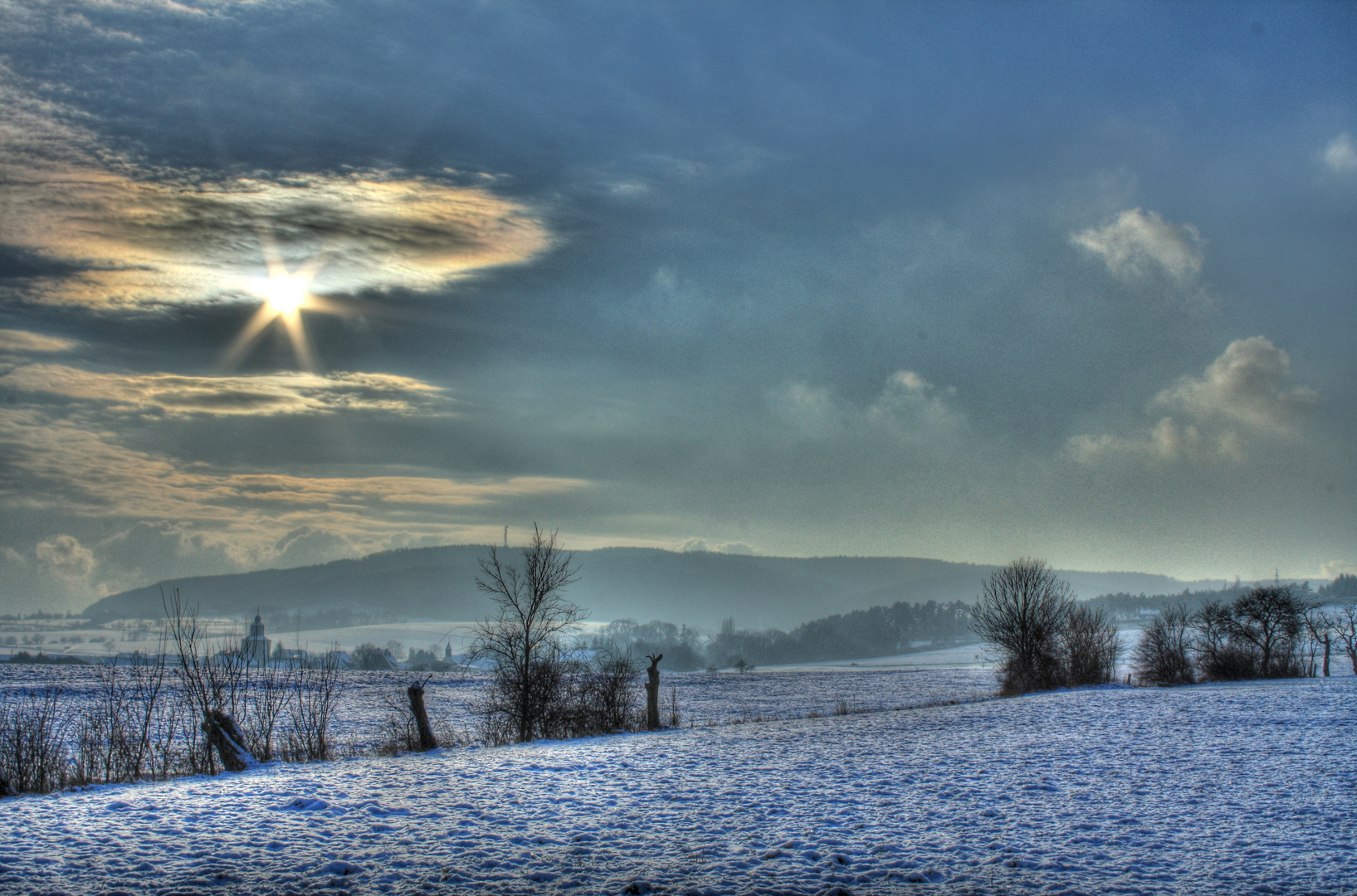 Winterlandschaft Neu-Eichenberg