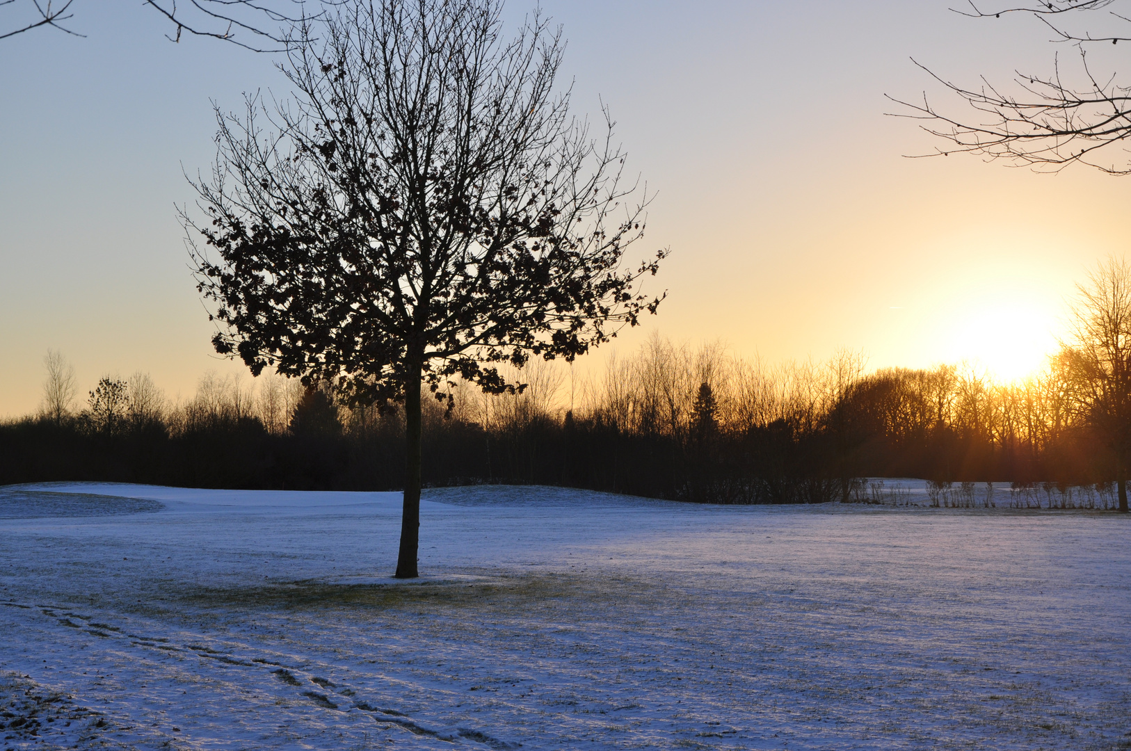 Winterlandschaft Niederrhein