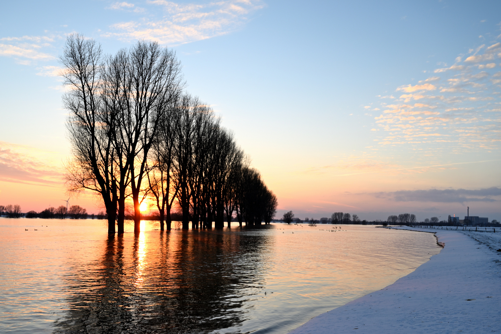 Winterlandschaft Niederrhein