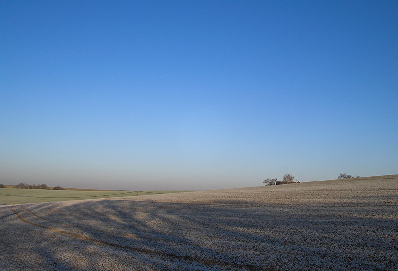 Winterlandschaft ohne Schnee