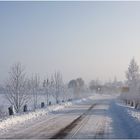 Winterlandschaft / Ortseingang Niemberg