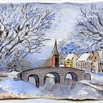 Winterlandschaft Postkarte 1