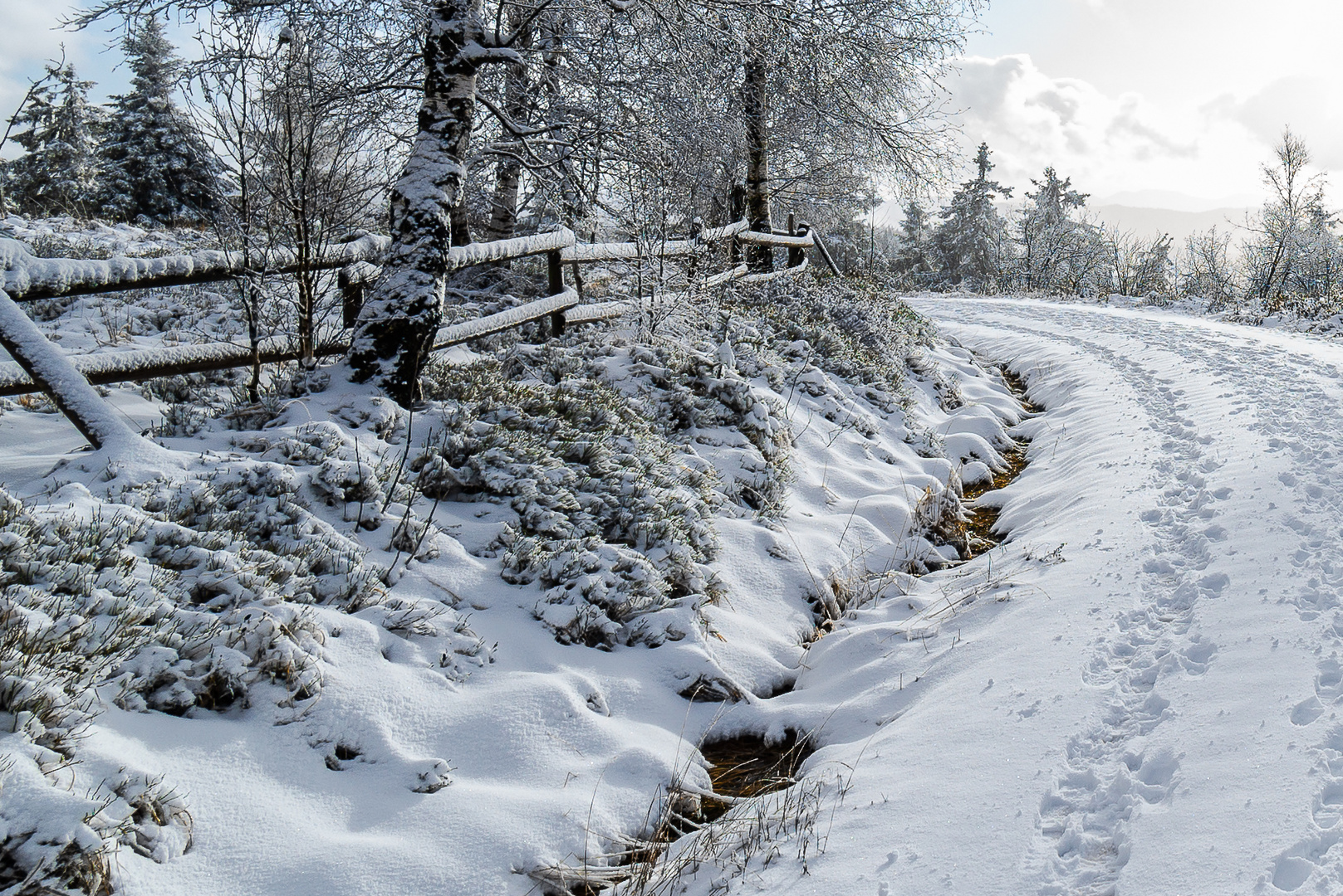 Winterlandschaft - schon ein paar Wochen her...