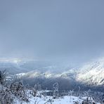 Winterlandschaft Schwarzwald, Blick vom Hochblauen 1165 üNN