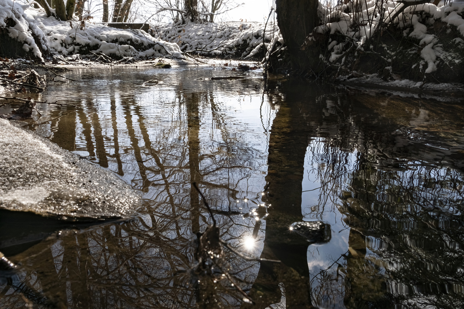 Winterlandschaft Spiegelung-9968-1