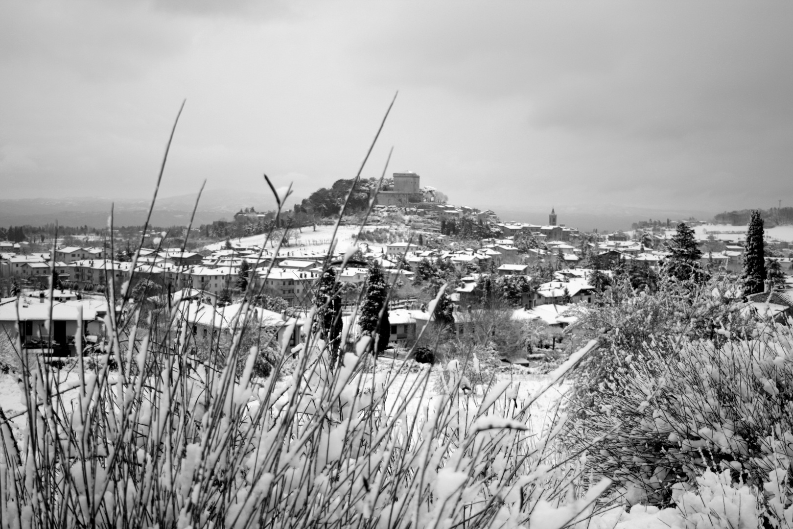 Winterlandschaft Toscana