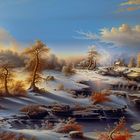 Winterlandschaft um 1830