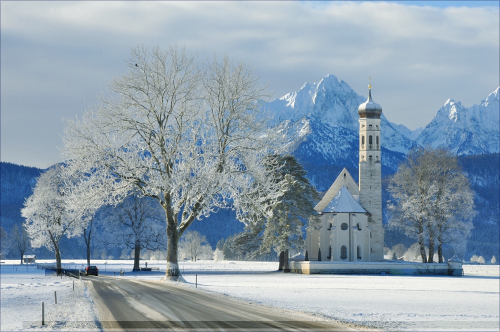 Winterlandschaft um St. Coloman