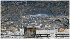 Winterlandschaft von Ehrwald mit Blick auf dem Sonnenhang