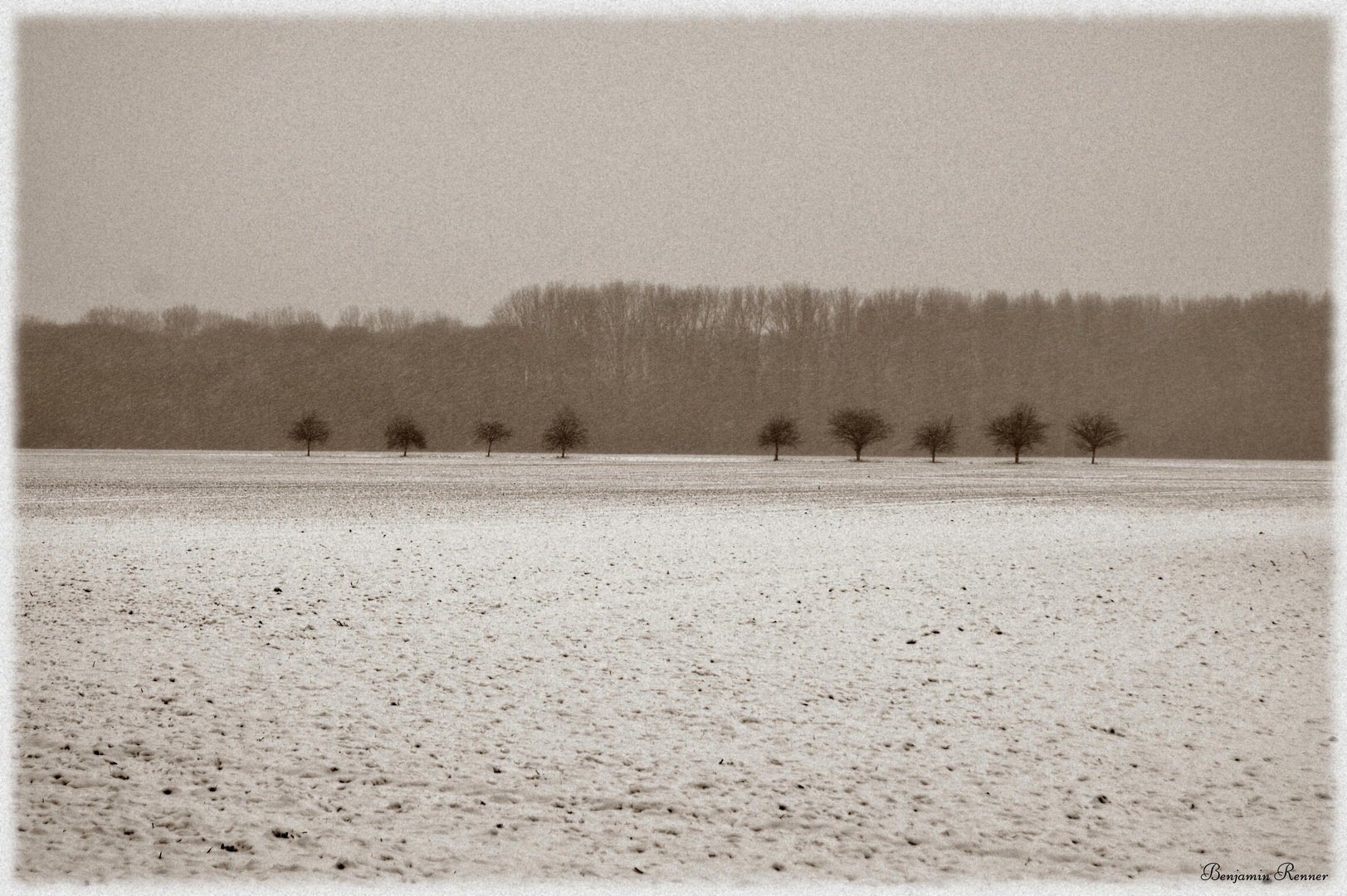 Winterlandschaft wie anno dazumal