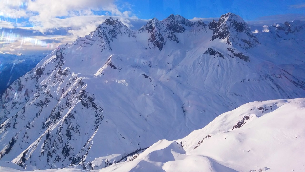 Winterlandschaft Zürs