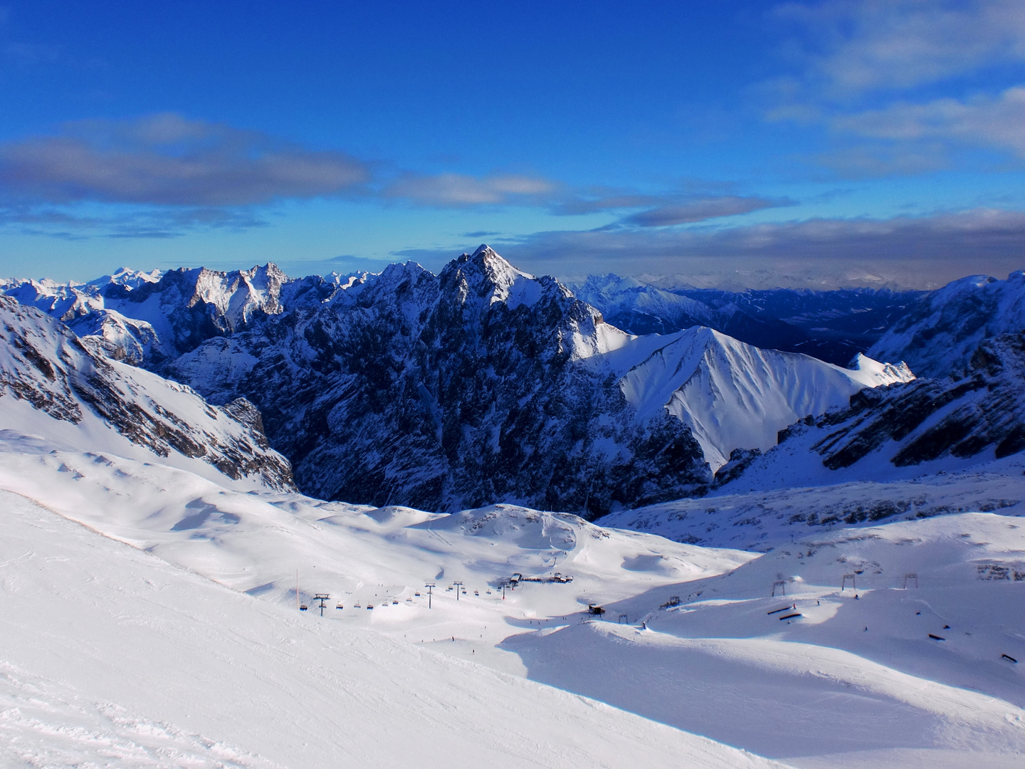 Winterlandschaft Zugspitze