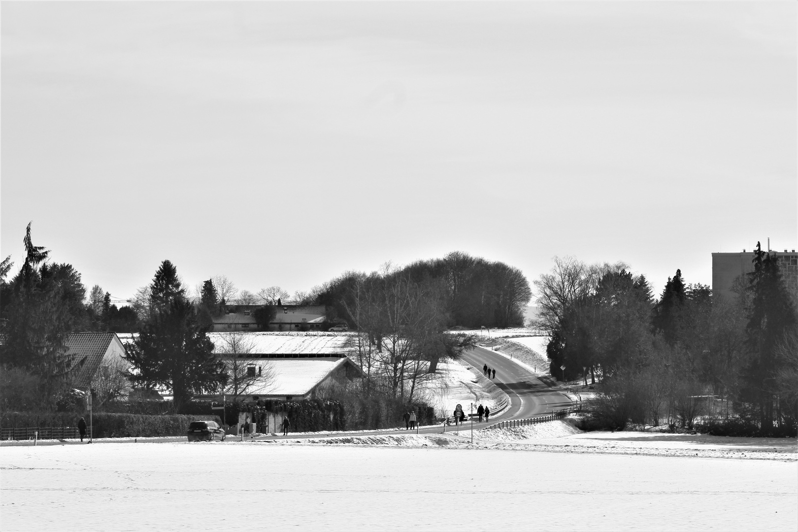 Winterlandschaften auf den Fildern....