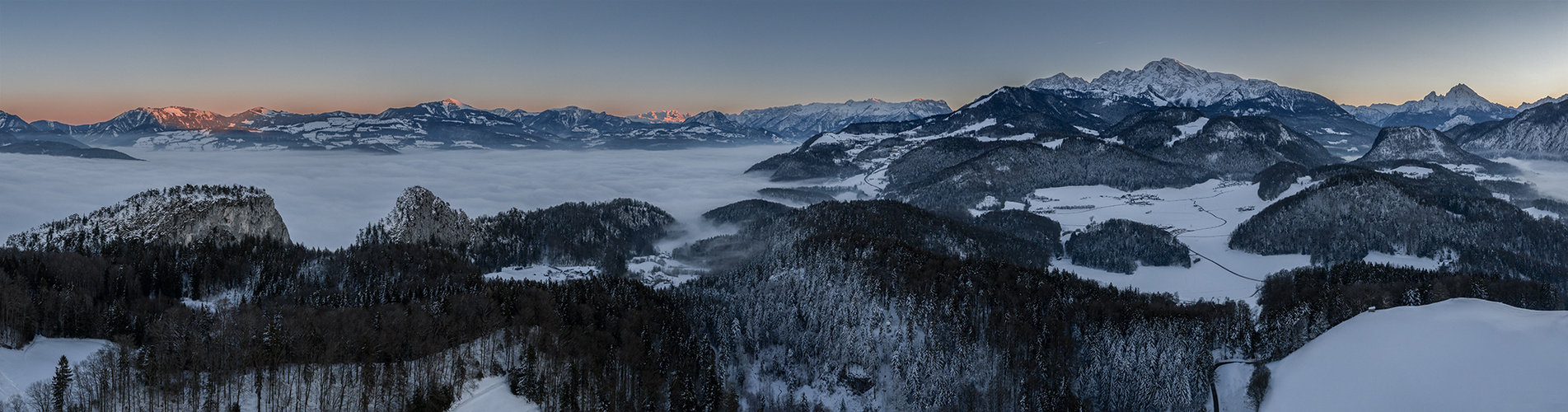 Winterlandschafts Panorama