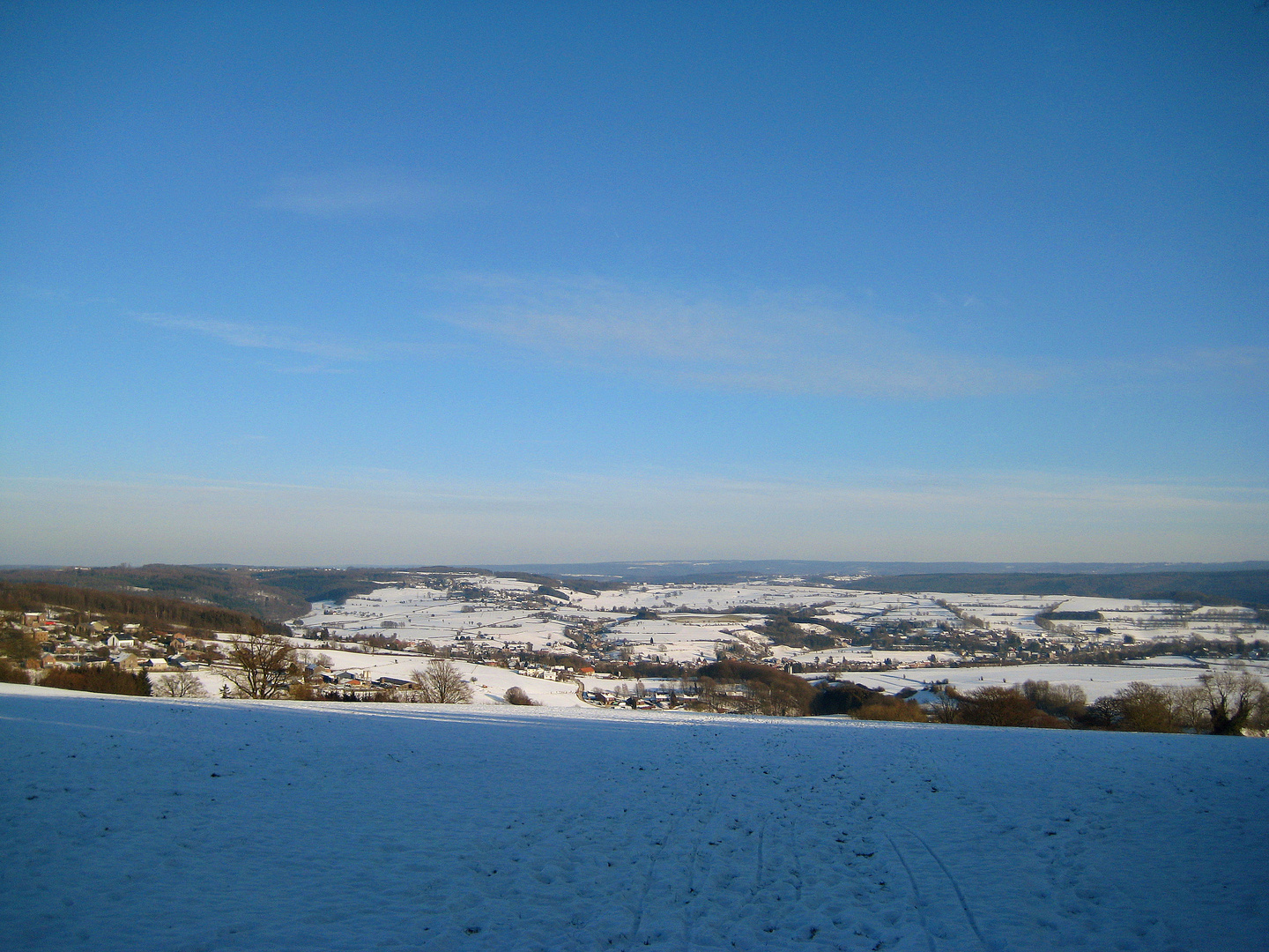 Winterlandschft -Ardennen Februar 2012