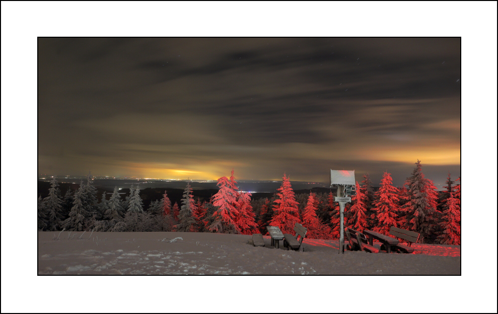 Winterleuchten am Schneekopf