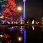 Winterleuchten + Mond im Westfalenpark 2020