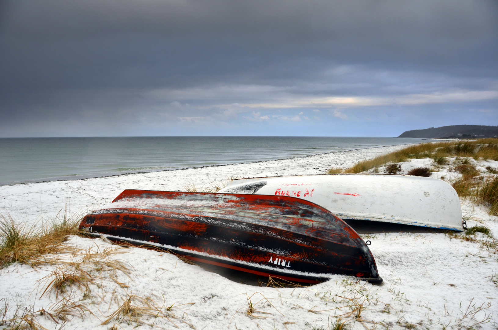 Winterlich am Strand 