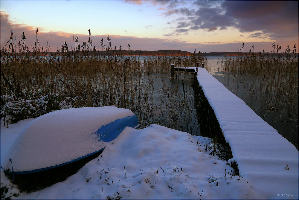 winterlich eingeschneit