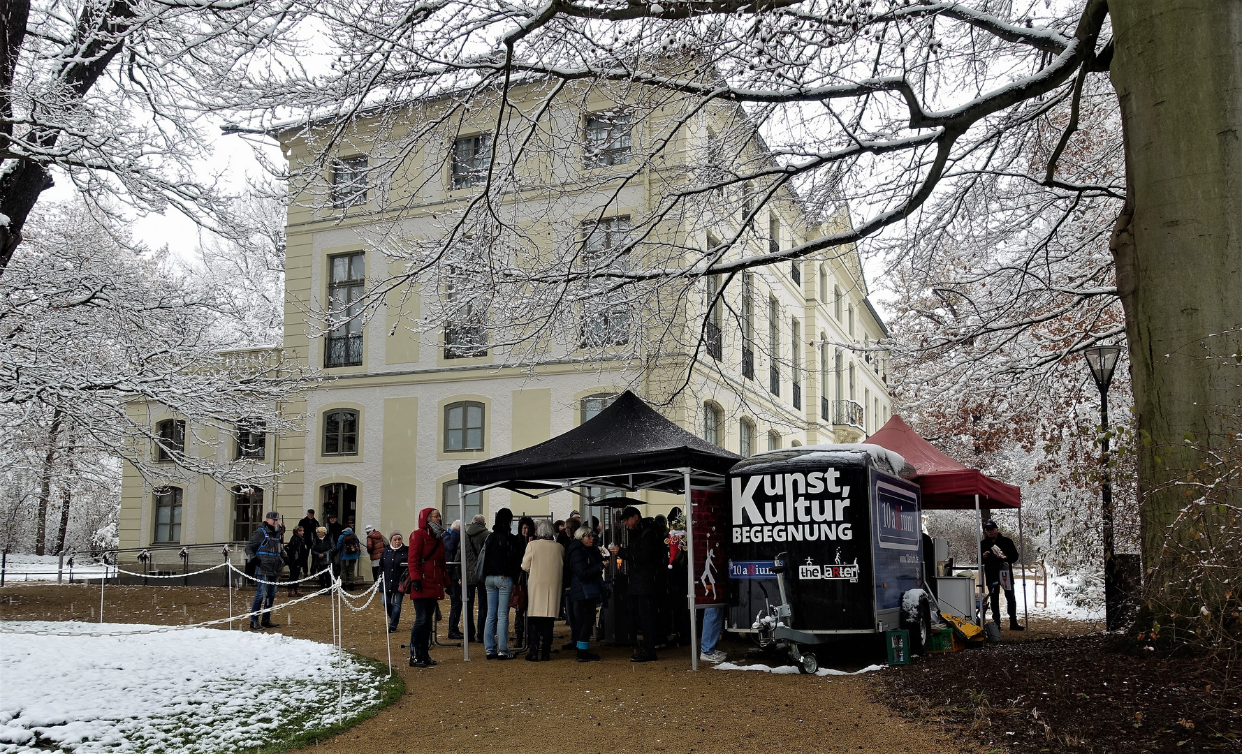 Winterlich im Greizer Park heute