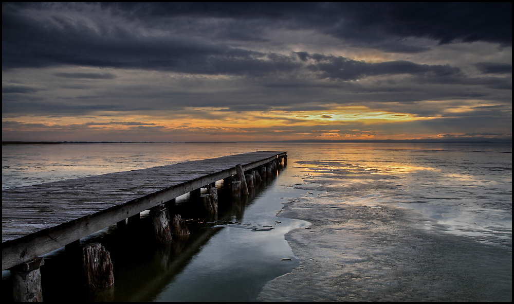 winterliche Abendruhe ...