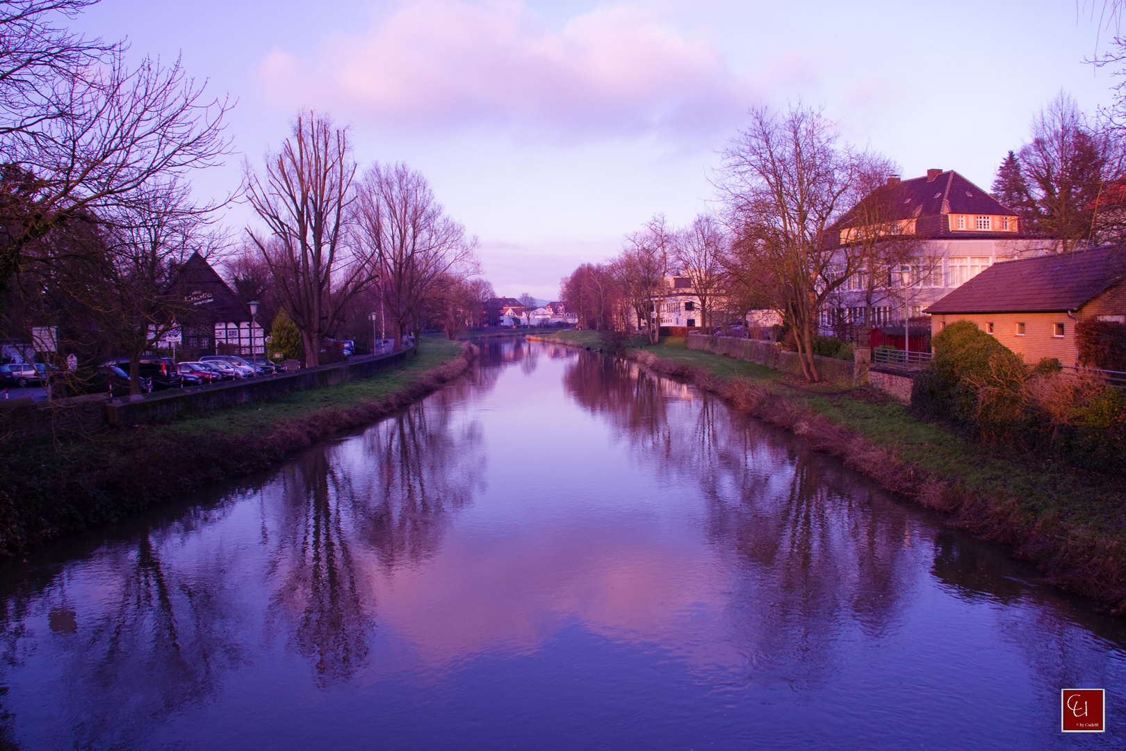 Winterliche Abendstimmung