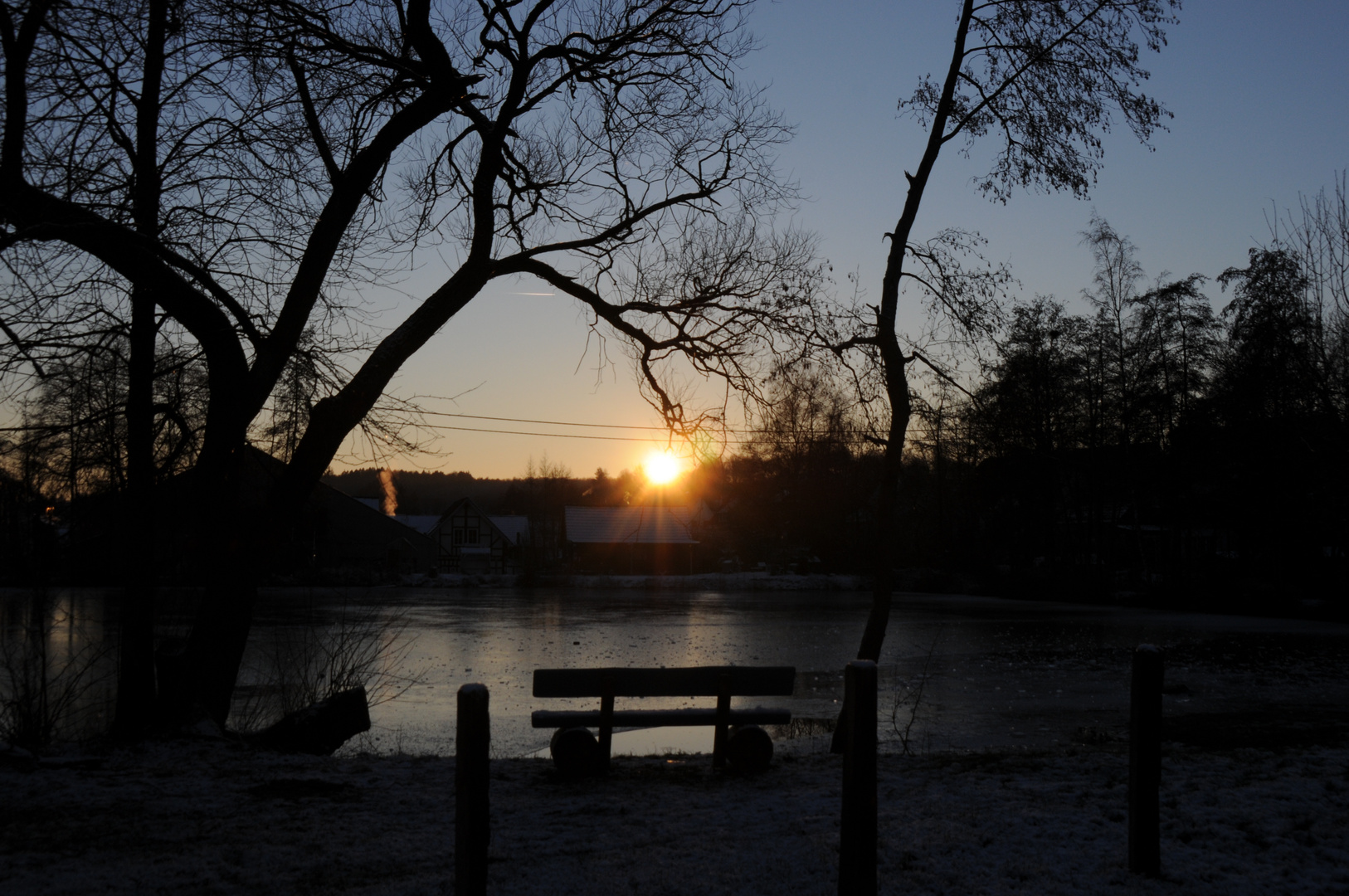 Winterliche Abendstimmung