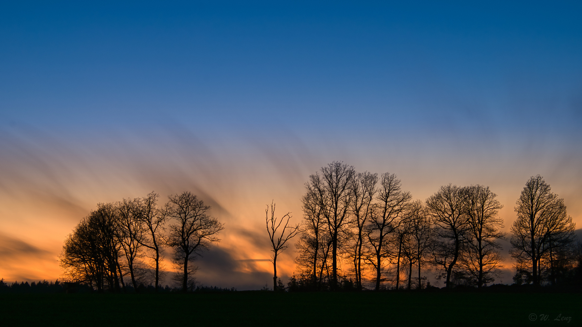 Winterliche Abendstimmung