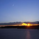 Winterliche Abendstimmung am Aasee