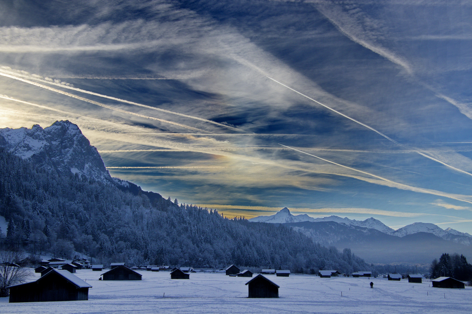 Winterliche Abendstimmung