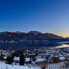 Winterliche Abendstimmung über dem Lago Maggiore