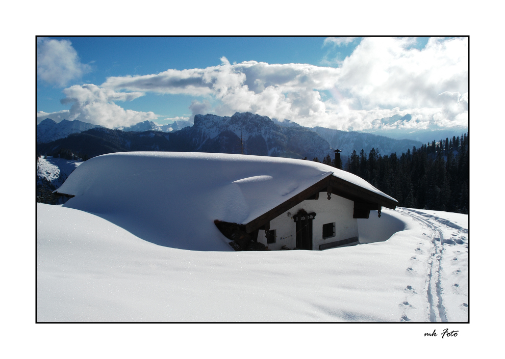 Winterliche Alm