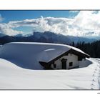 Winterliche Alm