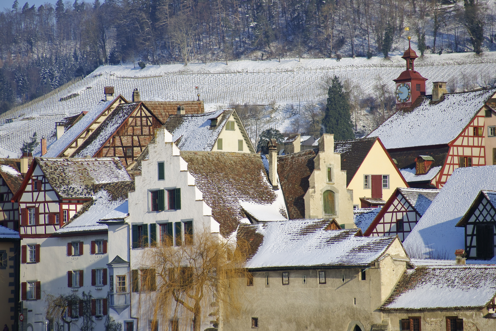 Winterliche Altstadt von Stein am Rhein