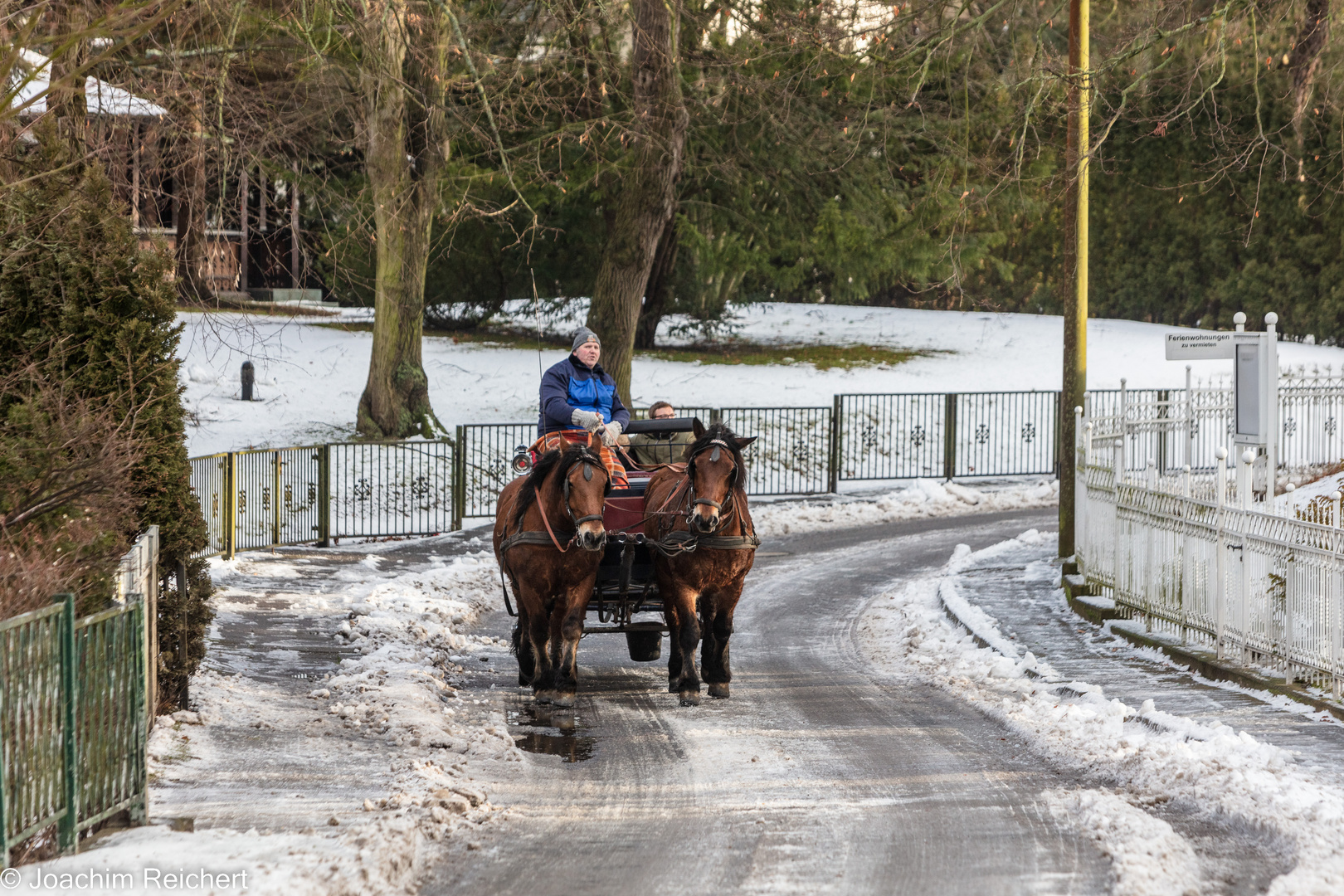 Winterliche Ausfahrt auf der Insel Usedom