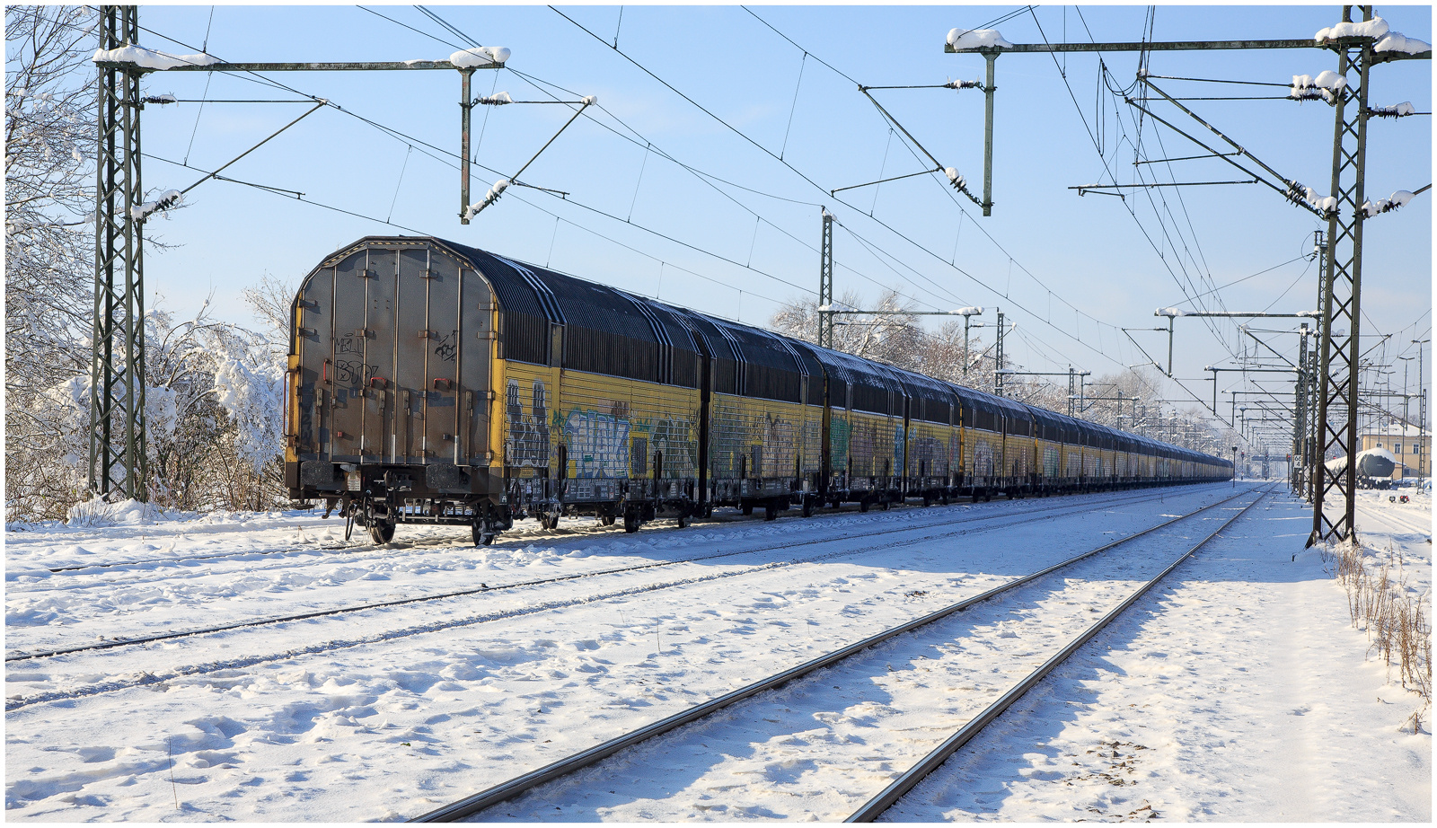 Winterliche Bahnromantik