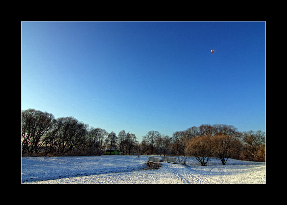 winterliche Ballonfahrt