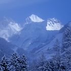 Winterliche Bergkulisse bei Kandersteg