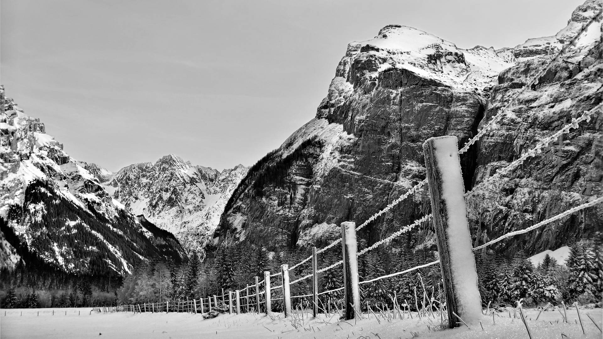 Winterliche Bergwelt