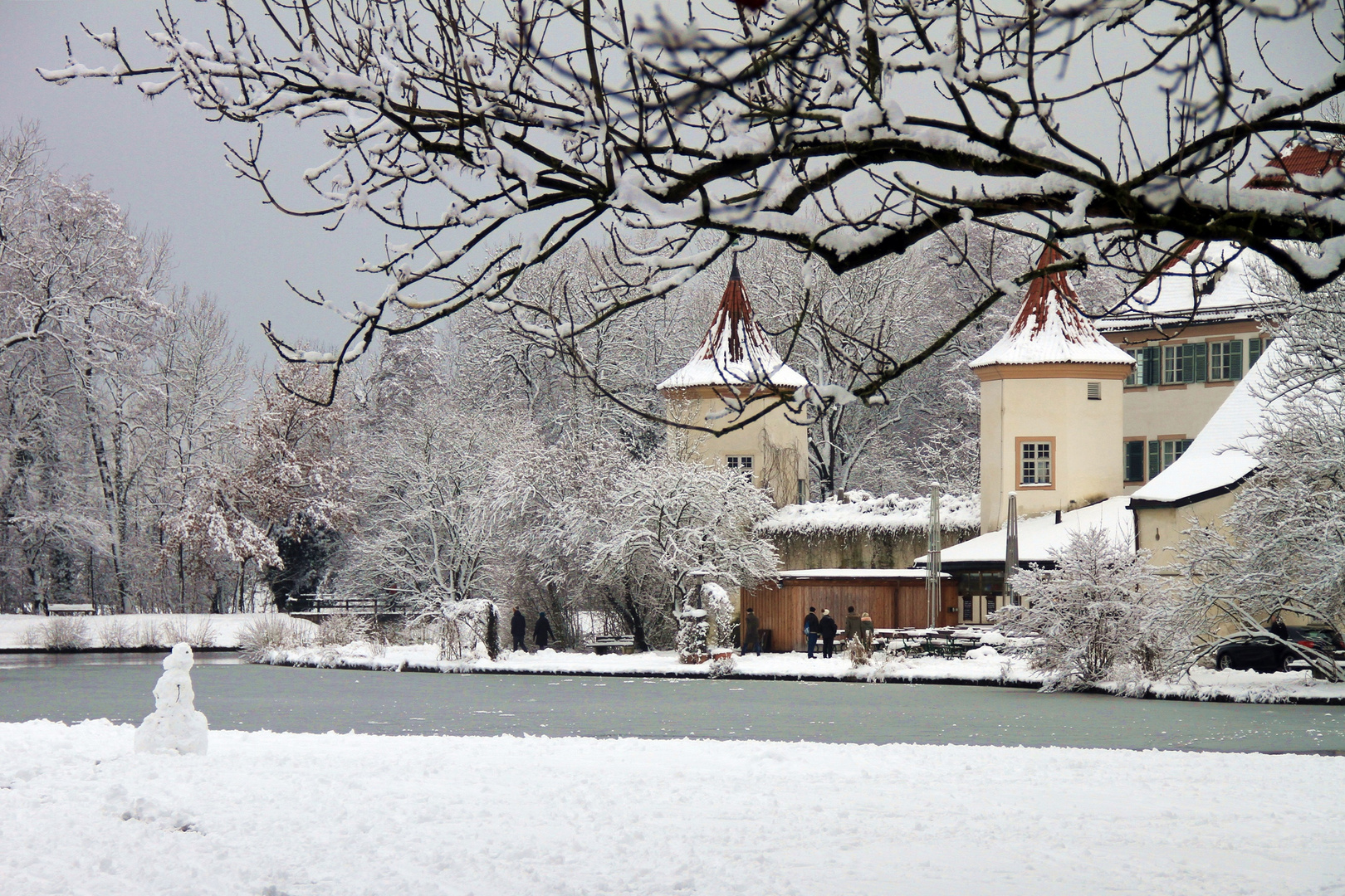 Winterliche Blutenburg