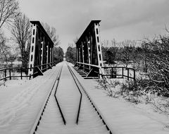 Winterliche Brücke