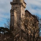 winterliche Burg Liechtenstein