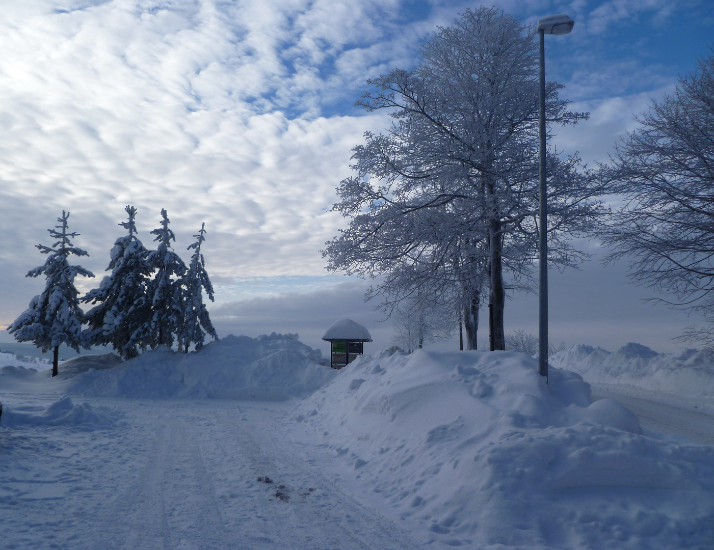 Winterliche Dämmerung