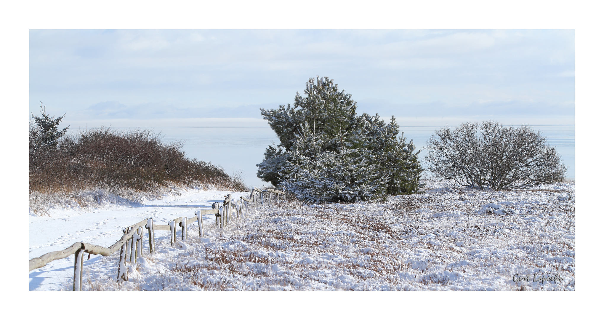 Winterliche Dünenlandschaft