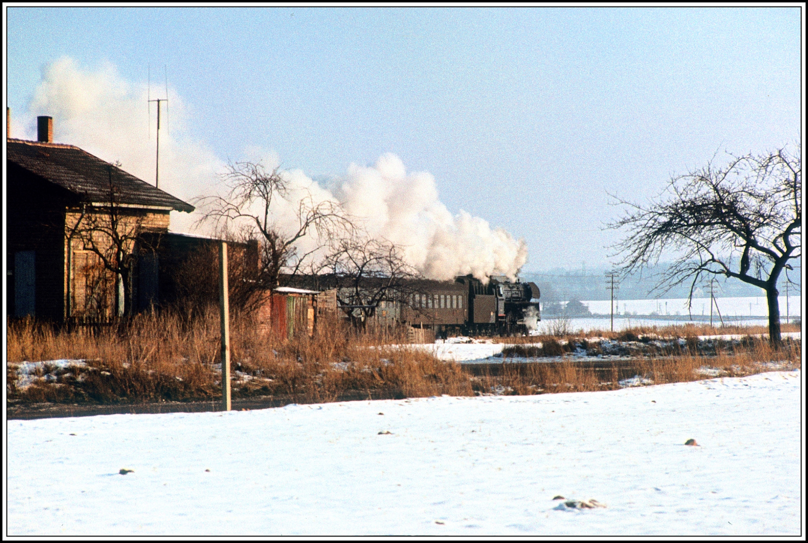 Winterliche Eisenbahnromantik zum Nikolaus I