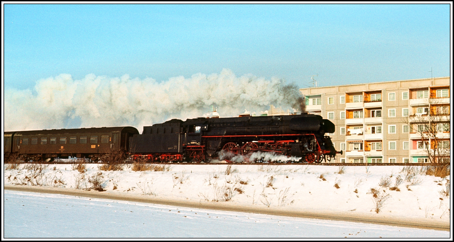 Winterliche Eisenbahnromantik zum Nikolaus II